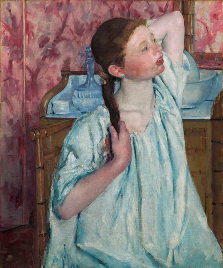  玛丽·卡萨特 Mary Cassatt —— 梳头发的女孩